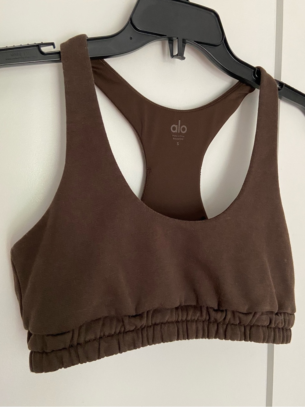 57. Size Small ALO Chocolate Brown Sports Bra